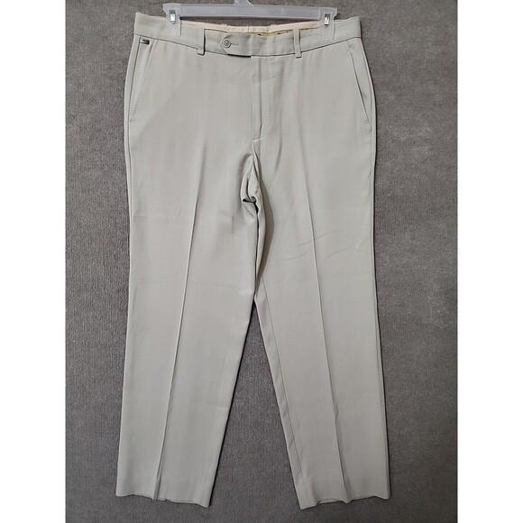 Tommy Bahama Other - Tommy Bahama Pants Mens 35x32 Beige Silk Cotton Vacation Beach